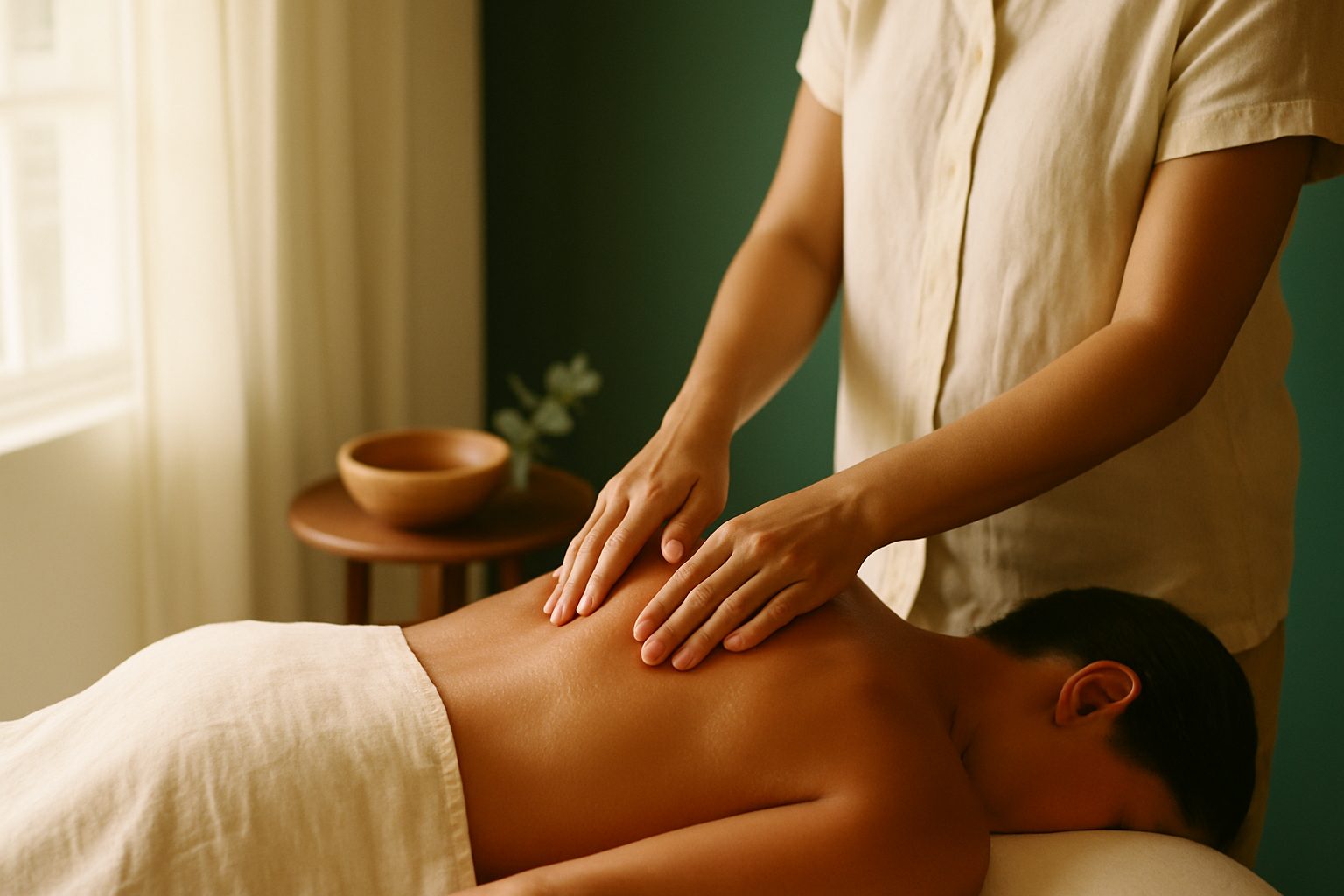 A treatment session at CHH Wellbeing