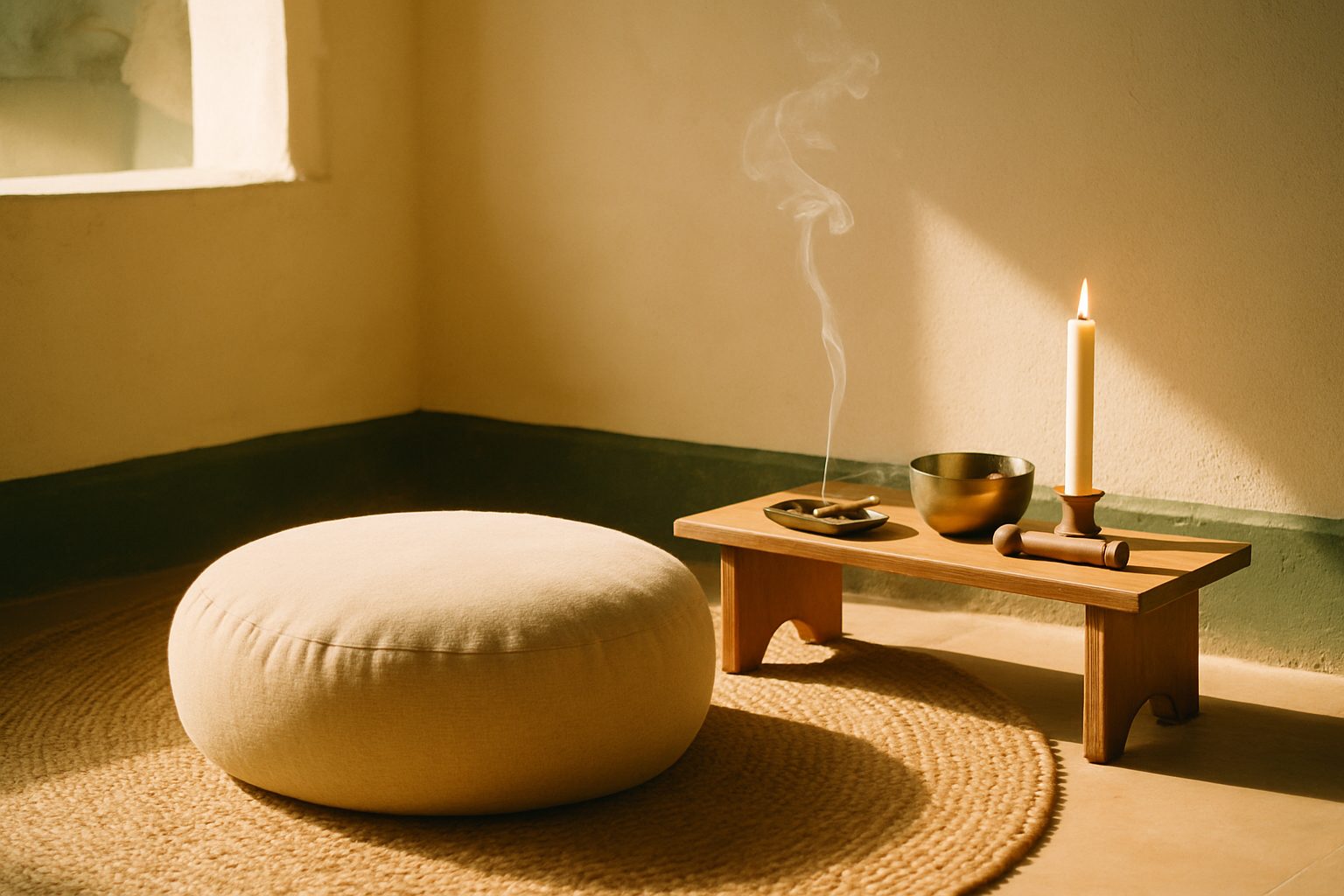 The meditation corner at CHH Wellbeing